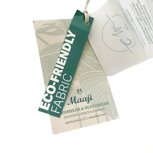 Maaji Reversible Floral Sky Blue Sublime Classic Bikini Bottom Size XS NWT - Picture 11 of 13